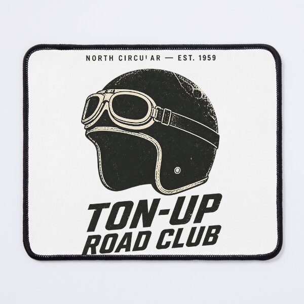 Item preview, Ton Up Road Club - Vintage Racer Helmet Graphic designed and sold by Barcud Designs.