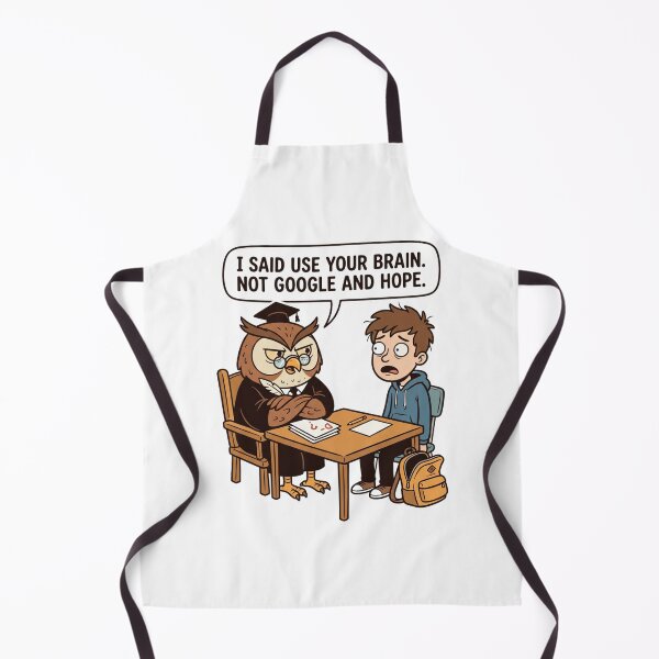 Item preview, Funny Owl Humor "Use Your Brain" Design | Wise Owl Humor | Sarcastic Animal Illustration designed and sold by Softbear Atelier.