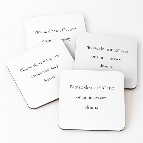Item preview, Please Do Not CC Me On Unnecessery Drama Funny Office Retro designed and sold by Broken143.