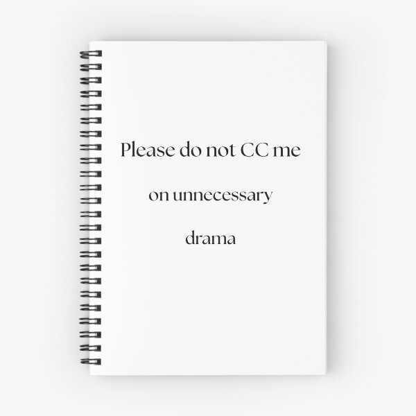 Item preview, Please Do Not CC Me On Unnecessery Drama Funny Office Retro designed and sold by Broken143.