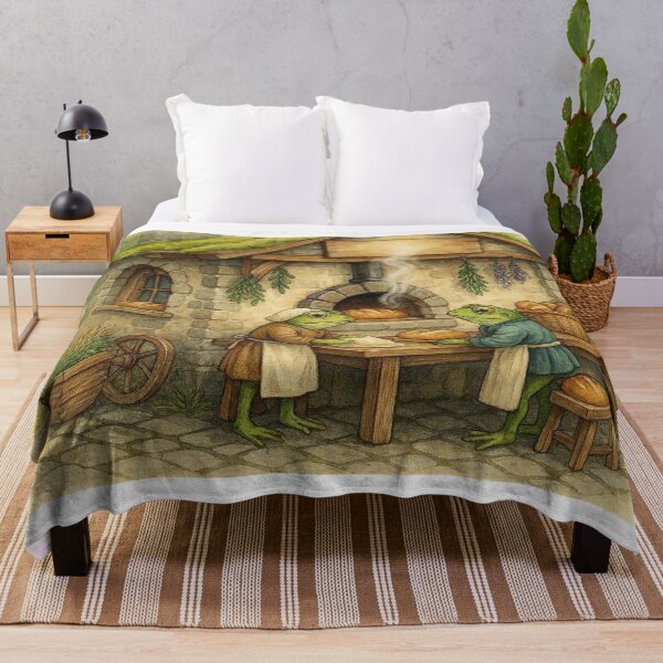 Item preview, Medieval Frog Bakery | Cozy Cottagecore Storybook Watercolor designed and sold by Hugo-Biz.