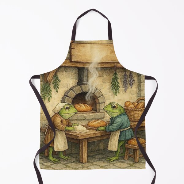Item preview, Medieval Frog Bakery | Cozy Cottagecore Storybook Watercolor designed and sold by Hugo-Biz.