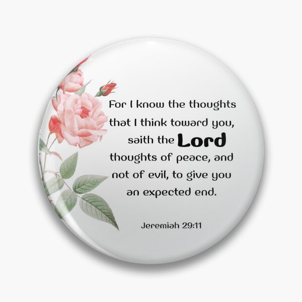 Item preview, Jeremiah 29:11 Vintage Pink Rose Bible Verse designed and sold by bible-prints.