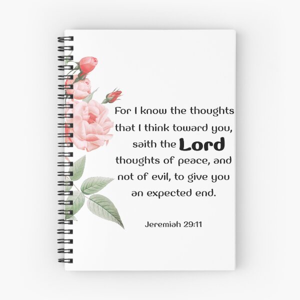 Item preview, Jeremiah 29:11 Vintage Pink Rose Bible Verse designed and sold by bible-prints.