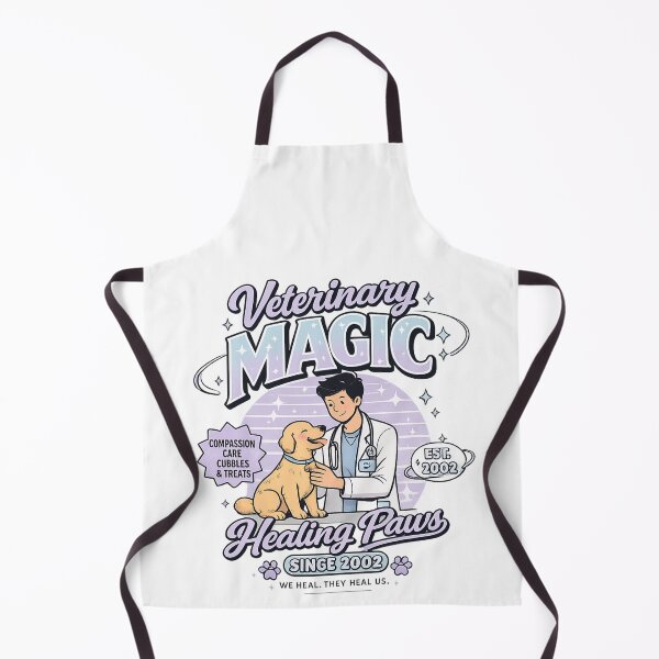 Item preview, Veterinary Magic Healing Paws Retro Design designed and sold by CMA Design Studio.