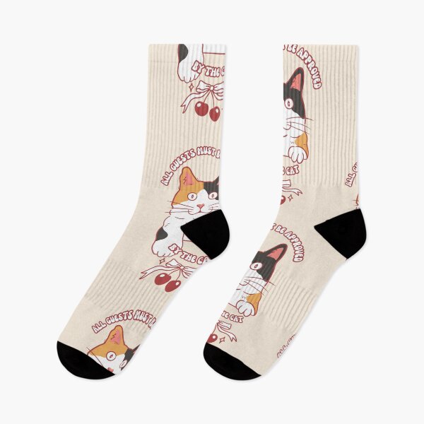 Aperçu de l'œuvre Illustration humoristique rétro de chat pour une pendaison de crémaillère, design animalier mignon et girly, citations humoristiques créée et vendue par SpringTeaDesigns.