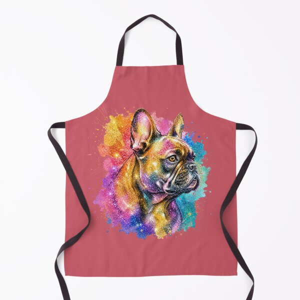 Item preview, Colorful Watercolor French Bulldog Art Vibrant Frenchie Dog Portrait designed and sold by shallia.
