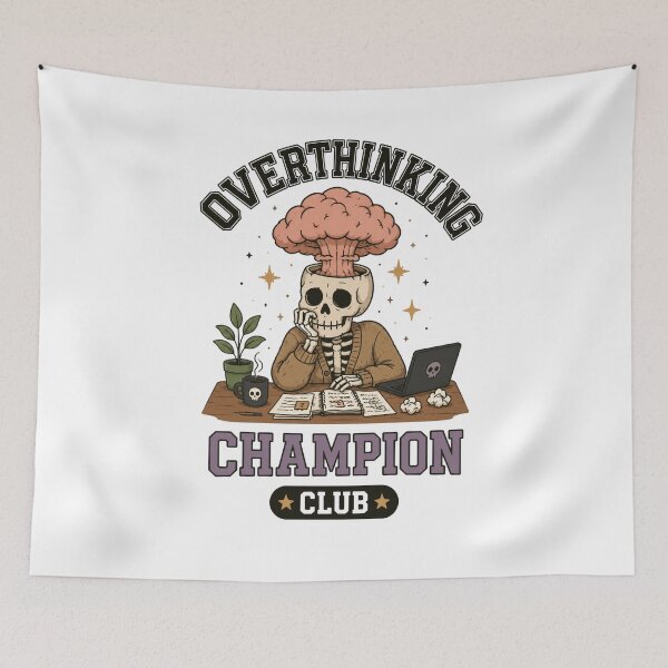 Item preview, Overthinking Champion Club designed and sold by abieran.