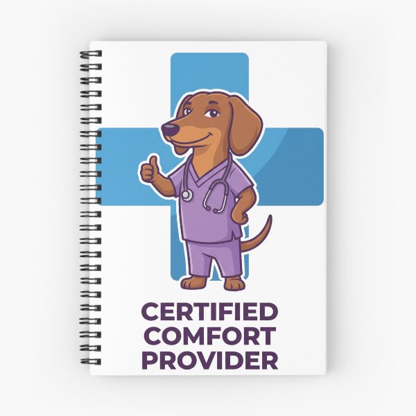 Item preview, Certified Comfort Provider Funny Dachshund Nurse Design designed and sold by jgoteiner.