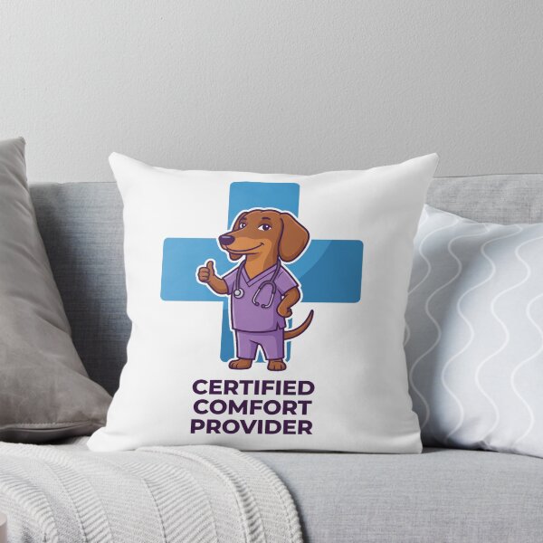 Item preview, Certified Comfort Provider Funny Dachshund Nurse Design designed and sold by jgoteiner.