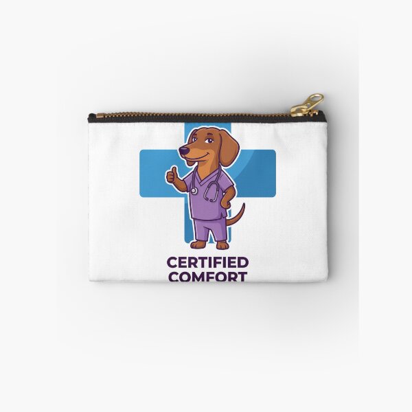 Item preview, Certified Comfort Provider Funny Dachshund Nurse Design designed and sold by jgoteiner.