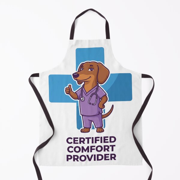 Item preview, Certified Comfort Provider Funny Dachshund Nurse Design designed and sold by jgoteiner.