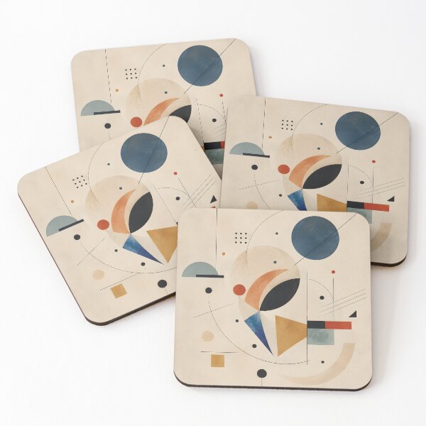 Item preview, Minimalist Geometric Abstract – Bauhaus Mid Century Modern Art designed and sold by GutyzDesignsES.