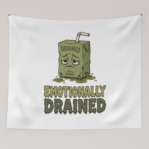 Item preview, Emotionally Drained Juice Box designed and sold by abieran.
