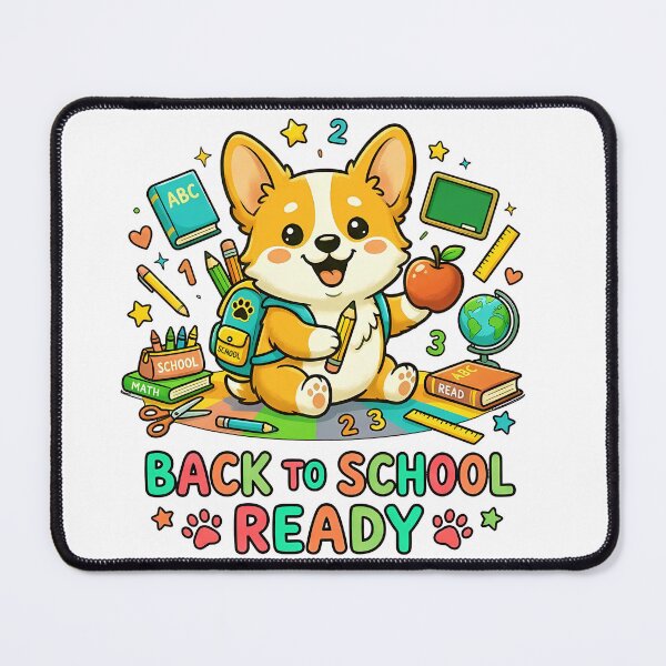 Item preview, Cute Corgi Back to School Ready Shirt, Funny Corgi School Supplies Apple Tee, Corgi Back to School Gift for Kids and Dog Lovers designed and sold by Wearable Canvas...