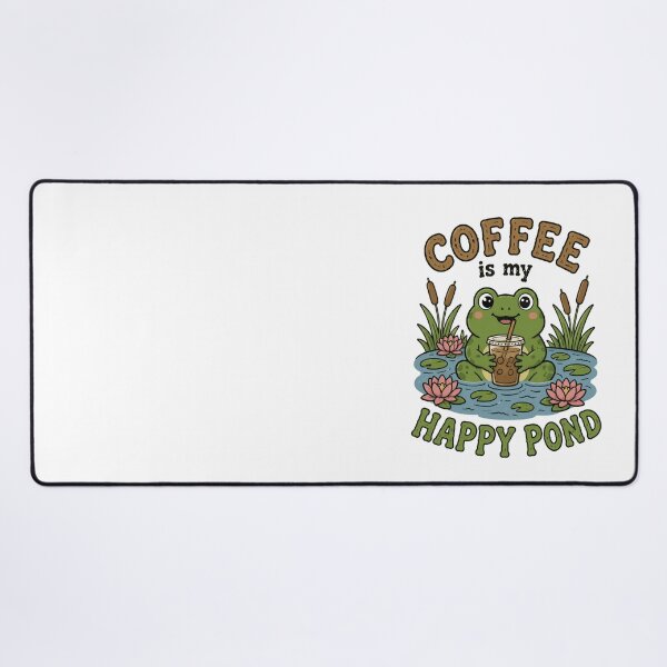 Item preview, Frog Enjoying Coffee designed and sold by abieran.