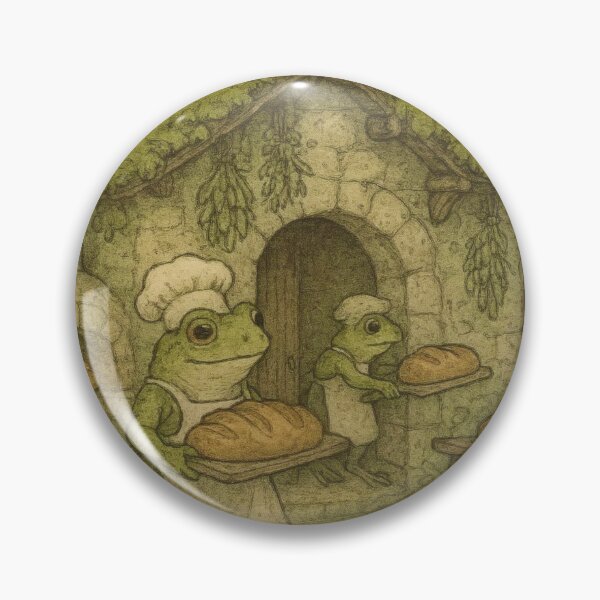 Item preview, Medieval Frog Bread Bakery | Cozy Cottagecore Storybook Watercolor designed and sold by Hugo-Biz.