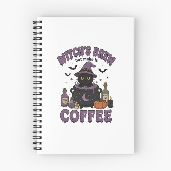 Item preview, Witch's Brew Coffee with Black Cat designed and sold by abieran.