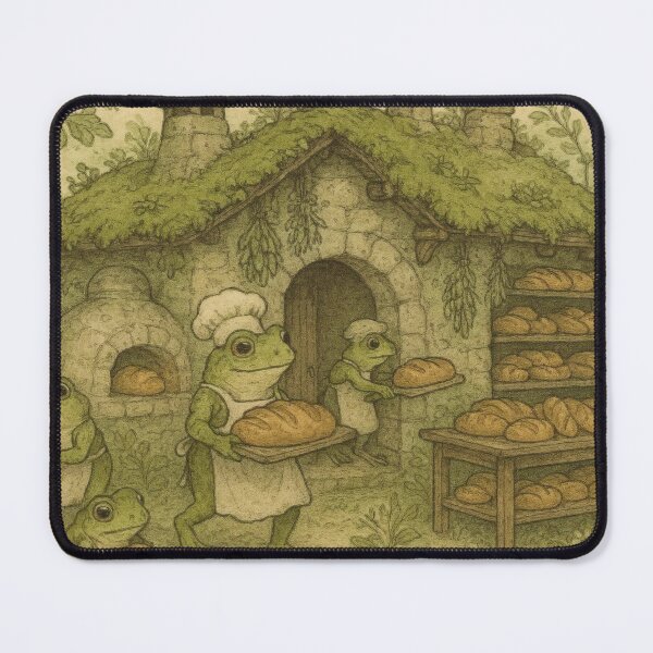 Item preview, Medieval Frog Bread Bakery | Cozy Cottagecore Storybook Watercolor designed and sold by Hugo-Biz.