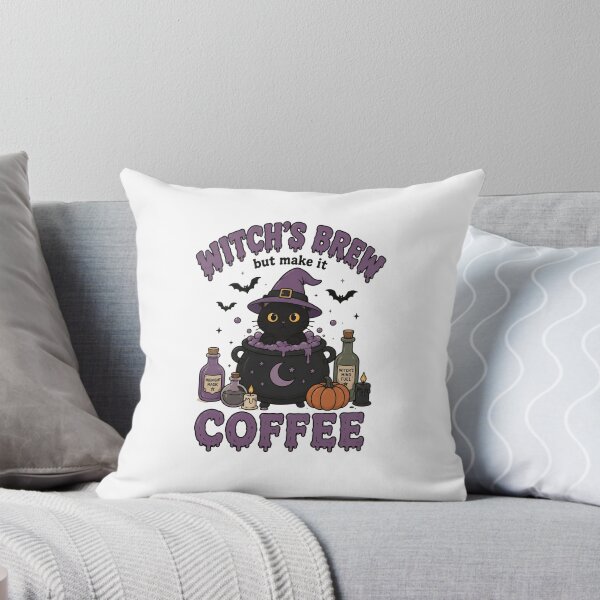 Item preview, Witch's Brew Coffee with Black Cat designed and sold by abieran.