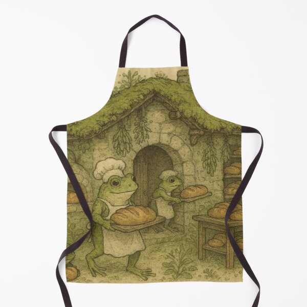 Item preview, Medieval Frog Bread Bakery | Cozy Cottagecore Storybook Watercolor designed and sold by Hugo-Biz.