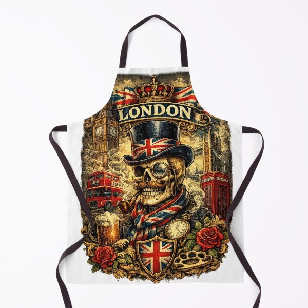 Item preview, London British Skull Vintage Heritage Design designed and sold by CMA Design Studio.