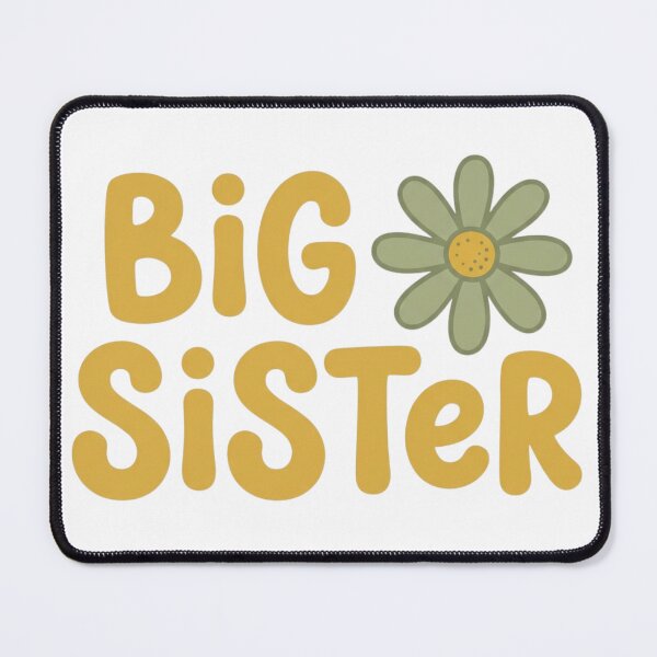 Item preview, Big Sister Groovy Daisy Retro – Cute Sibling Reveal Outfit designed and sold by raedattia.