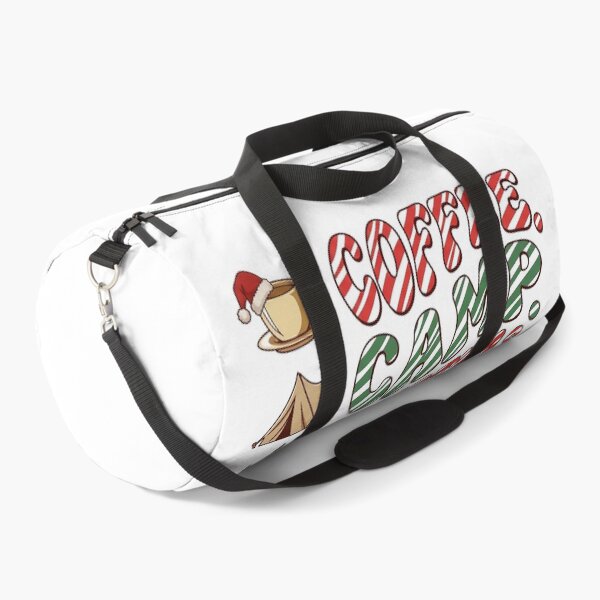 Item preview, Coffee Camp Christmas Repeat Retro Candy Cane Camping designed and sold by LuloCreative.