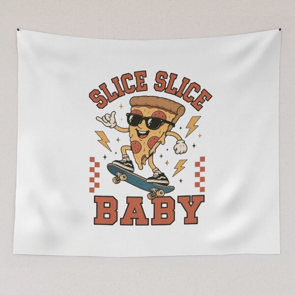 Item preview, Pizza Slice on a Skateboard designed and sold by abieran.