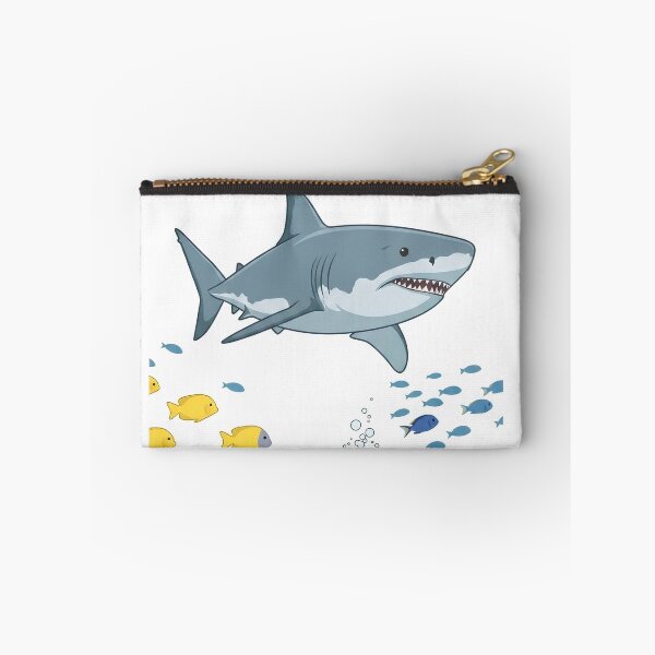 Item preview, Cute White Shark Cartoon Underwater Scene designed and sold by Nadir071010.