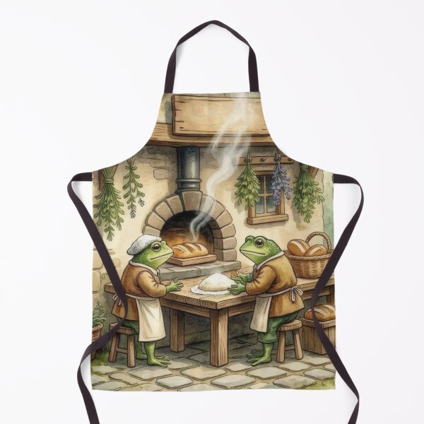 Item preview, Medieval Frog Bakery | Cozy Cottagecore Storybook Watercolor designed and sold by Hugo-Biz.