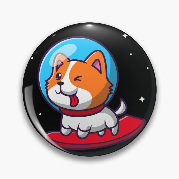 Item preview, Austronaut Dog Surfing on The Surfboard Funny Gifts  designed and sold by MalwasBasket.