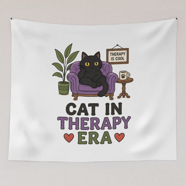 Item preview, Cat in Therapy Era designed and sold by abieran.