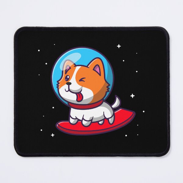 Item preview, Austronaut Dog Surfing on The Surfboard Funny Gifts  designed and sold by MalwasBasket.