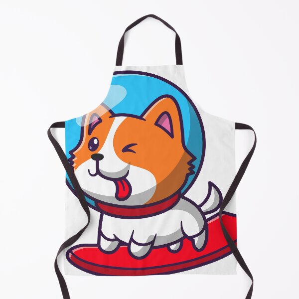 Item preview, Austronaut Dog Surfing on The Surfboard Funny Gifts designed and sold by MalwasBasket.