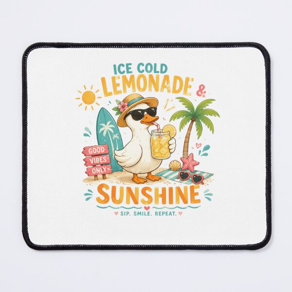 Item preview, Chill Duck Enjoying Summer Vibes designed and sold by abieran.
