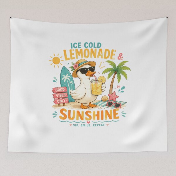 Item preview, Chill Duck Enjoying Summer Vibes designed and sold by abieran.