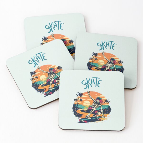 Item preview, Skater Skeleton at Sunset designed and sold by FanFest.
