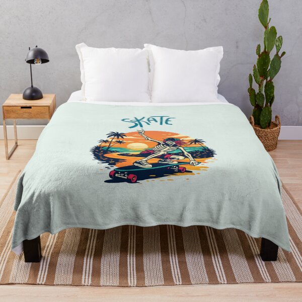 Item preview, Skater Skeleton at Sunset designed and sold by FanFest.