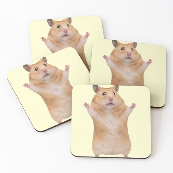 Item preview, Surprised Cute Hamster Kids Room Illustration designed and sold by bosamji.