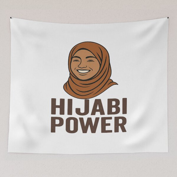 Item preview, Hijabi Power – Bold & Empowering Design for Muslim Women designed and sold by JOANNASKAH.