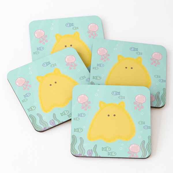 Item preview, Kawaii Flapjack Octopus Watercolor Underwater designed and sold by Hugo-Biz.