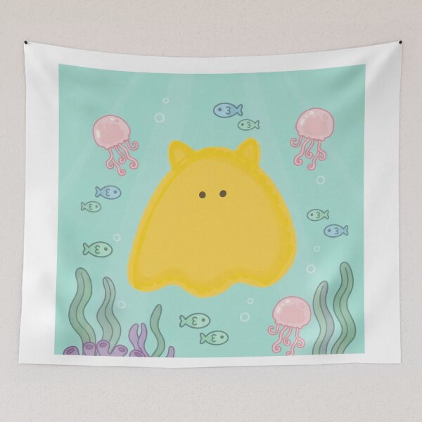Item preview, Kawaii Flapjack Octopus Watercolor Underwater designed and sold by Hugo-Biz.