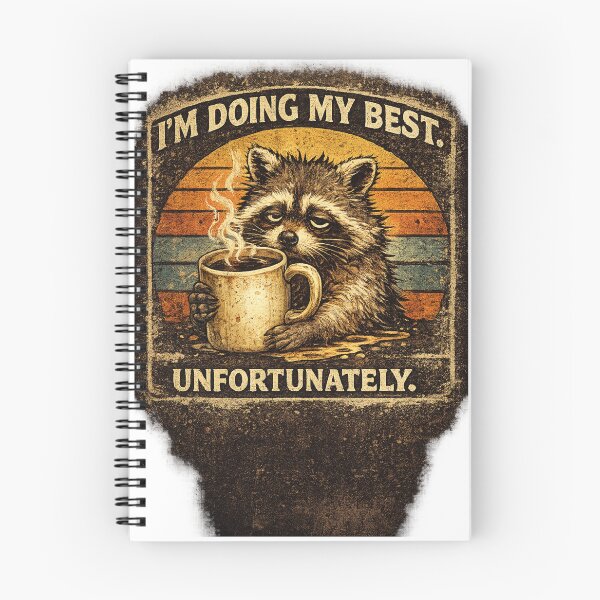Item preview, I’m Doing My Best Funny Raccoon designed and sold by CMA Design Studio.