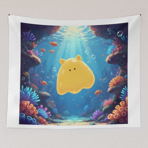 Item preview, Kawaii Flapjack Octopus Underwater designed and sold by Hugo-Biz.