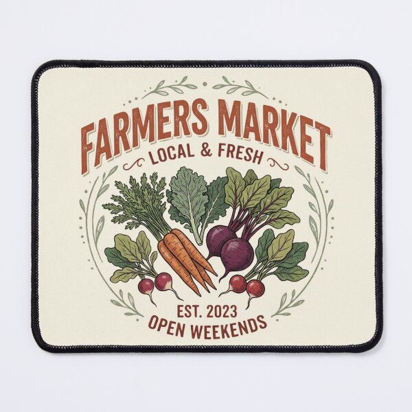 Item preview, Farmers Market Vintage Fresh Vegetables Local and Organic Retro designed and sold by PACS0011.