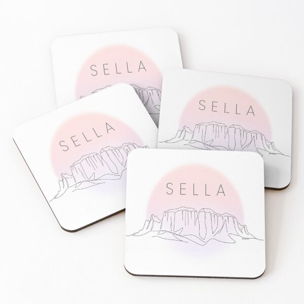 Item preview, Sella Dolomites Mountain Line Art | Minimalist Italian Alps Print designed and sold by Studio22design.