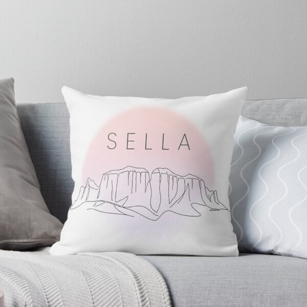 Item preview, Sella Dolomites Mountain Line Art | Minimalist Italian Alps Print designed and sold by Studio22design.