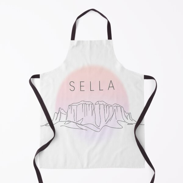 Item preview, Sella Dolomites Mountain Line Art | Minimalist Italian Alps Print designed and sold by Studio22design.
