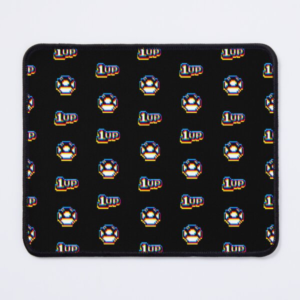 Item preview, 1up Mushroom Glitch Pattern - Dark designed and sold by animinimal.
